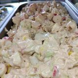 Ensalada de delicia con salsa rosa"tapa""