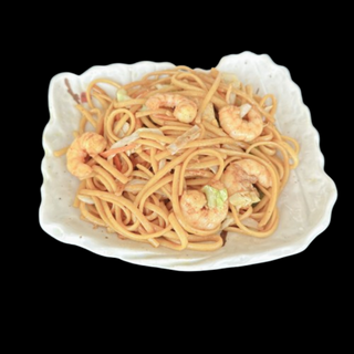 Tallarines con Gambas