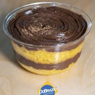 Bolo no Pote Cenoura c/ Chocolate