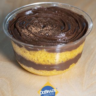 Bolo no Pote Cenoura c/ Chocolate