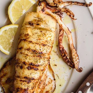 Grilled squid
