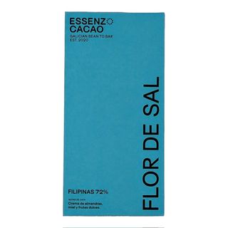 Essenzo Cacao Tableta de chocolate Filipinas 72% Flor de Sal