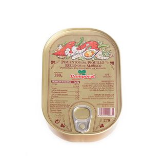 Pimientos Piquillos Rellenos De Marisco Camporel 280Gr