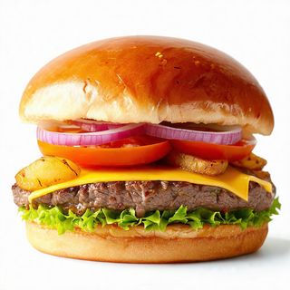 Hamburguesa Con Queso