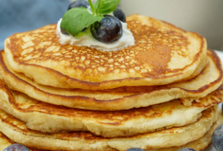 Pancake con yogurt 