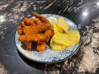 Lagrimitas De Pollo Con Salsa 