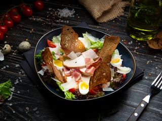 Салат Цезар з копченою куркою (230г)