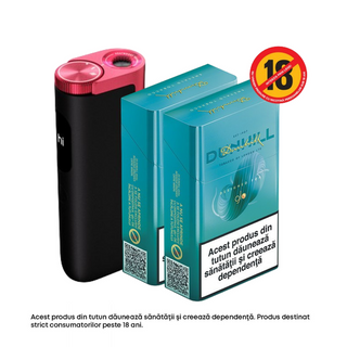 Starter Kit glo™ Hyper PRO Ruby Red + Dunhill designed for glo™ Emerald Tobacco