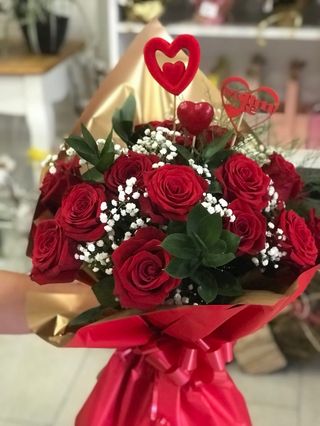 Buket crvenih ruža - volim te