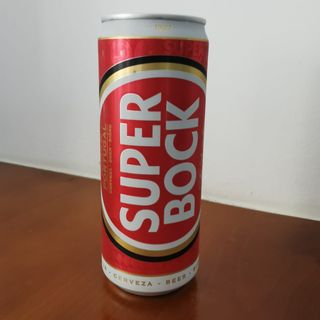 Cerveja SUPER BOCK LATA (M/18 ANOS)