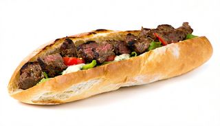 Sandwich Brochette Viande