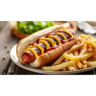 Hotdog Combo: Hotdog+ Side Fries+350ML Soda