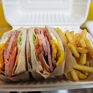 Sandwich especial lomo+papas