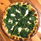Roasted Garlic & Spinach Pizza Large.