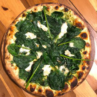 Roasted Garlic & Spinach Pizza Large.