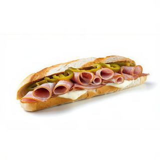 Bocadillo especial alguero (Serranito)