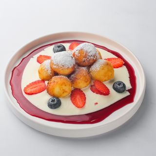 Творожные шарики в сливочно-заварном креме 