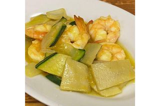 Gamberi in salsa curry