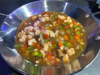 178c.Ku-bak arroz crujiente con gambas 