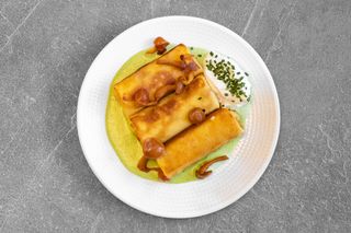 Млинці з грибами