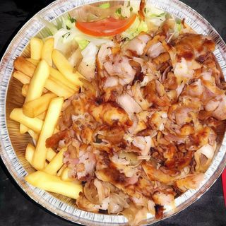 Plato Kebab Solo Carne (Mediano)