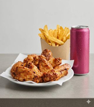Menu Hot N spicy wings - 6 alette piccanti