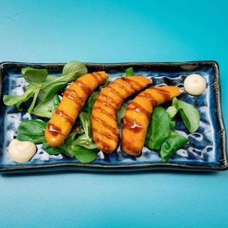 Gamberi in tempura vegani