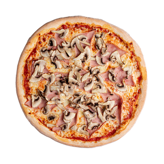 Pizza Prosciutto e funghi