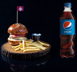 Комбо Чікен бургер + Pepsi