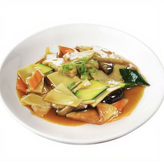 79 Toufu con verdure