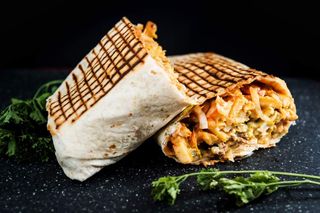 Tacos Shawarma Poulet Fromage + Boisson Froide