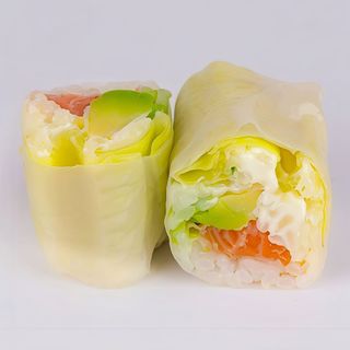 Spring Roll Salmón Con Aguacate Y Queso Philadelphia (8 Pzs.)