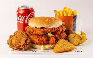 Crunch Superstack Burger Box Meal