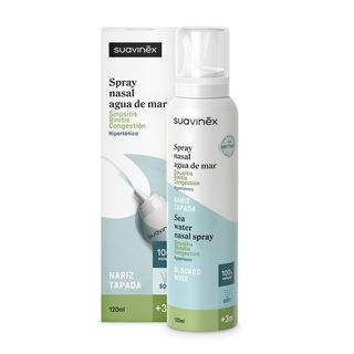 Suavinex, Spray Descongestionante Nasal Agua De Mar Hipertónica +3 Meses.