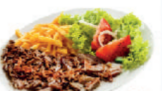 Piatto con kebab