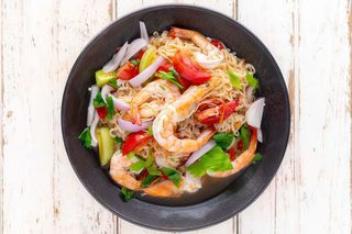 N00dles con Gamberi o Maiale a scelta