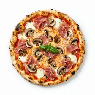 Prosciutto e funghi