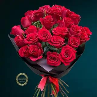 Buchet 25 Trandafiri Rosii