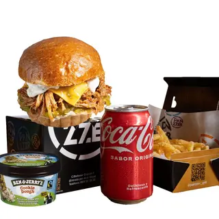 Menú Pulled Pork 200 gr + Ben & Jerry 100 ml