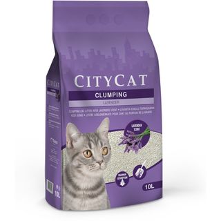 CITYCAT Lavander grudvajući mineralni posip za mačke, s mirisom, 10L (KOD PCITCLLV010L31)