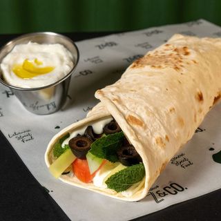 Wrap de Labné con verduras
