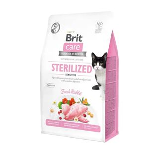 Brit Care Cat GF Sterilized Sensitive, 0,4кг (чут.травлення/стерил)