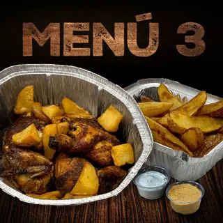 MENÚ 3: POLLO A L’AST