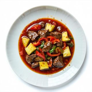 Manzo in salsa agrodolce