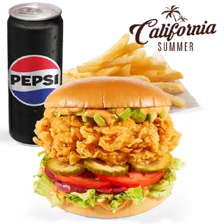 California Burger Menu
