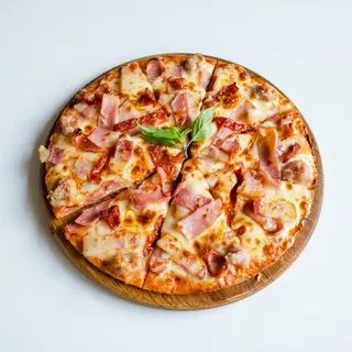 Pizza De Tomate, Queso Y Jamón York (20 Cm.)