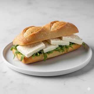 Bocadillo de queso blanco