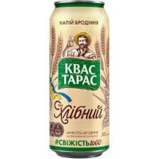 BEBIDA CON GAZ KVAS "TARAS" - КВАС "TARAS" 0,5L.