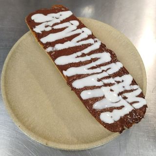 Tostada de Nutella con sirope de chocolate blanco Carte D´or