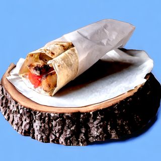 WRAP SOUVLAKI PORC